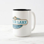 Nationalpark Krater See Zweifarbige Tasse (VorderseiteRechts)