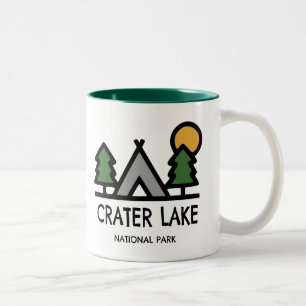 Nationalpark Krater See Zweifarbige Tasse