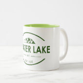 Nationalpark Krater See Zweifarbige Tasse (VorderseiteRechts)