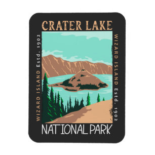 Nationalpark Krater Seen Magnet