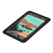 Nationalpark Krater Seen Magnet (Linke Seite)