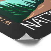 Nationalpark Krater Seen Poster (Ecke)