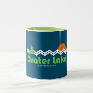 Nationalpark Krater Zweifarbige Tasse