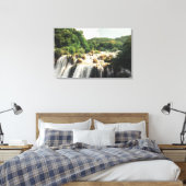 Nationalpark Krka - Wasserfall Skradinski buk Leinwanddruck (Insitu (Schlafzimmer))