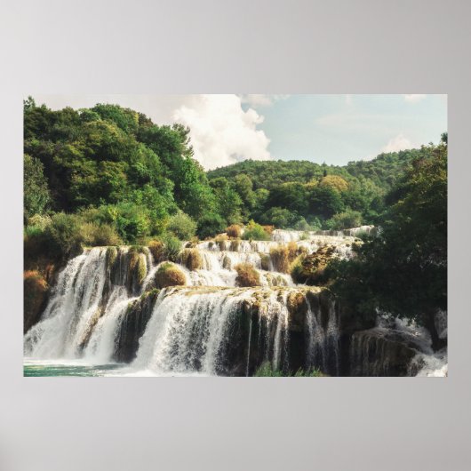 Nationalpark Krka - Wasserfall Skradinski buk Poster (Vorne)