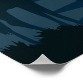 Nationalpark Krüger Vintager Wander- und Kletterga Poster (Ecke)