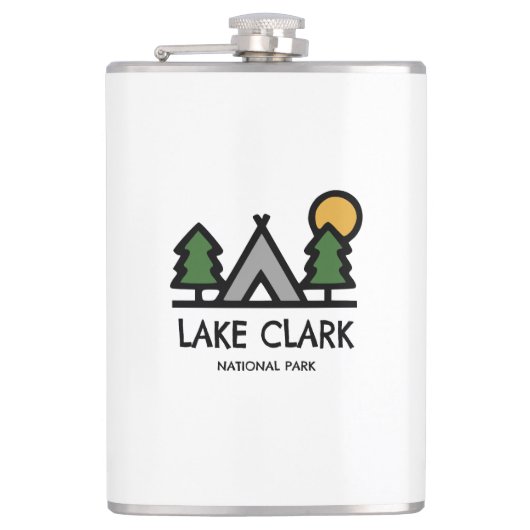 Nationalpark Lake Clark Flachmann (Vorderseite)