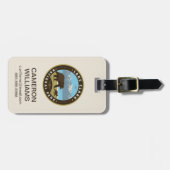 Nationalpark Lake Clark Gepäckanhänger (Vorderseite horizontal)