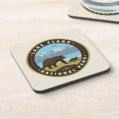 Nationalpark Lake Clark Getränkeuntersetzer (Linke Seite)