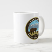 Nationalpark Lake Clark Jumbo-Tasse (Vorderseite Rechts)