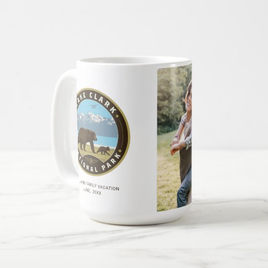 Nationalpark Lake Clark Kaffeetasse (Vorderseite Links)