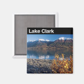 Nationalpark Lake Clark Magnet (Vorderseite/Rückseite)