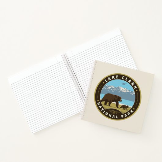 Nationalpark Lake Clark Notizblock (Innenseite)