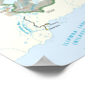 Nationalpark Lake Clark Poster (Ecke)