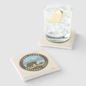 Nationalpark Lake Clark Steinuntersetzer (Seitenansicht)