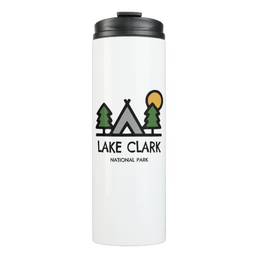 Nationalpark Lake Clark Thermosbecher (Vorderseite)