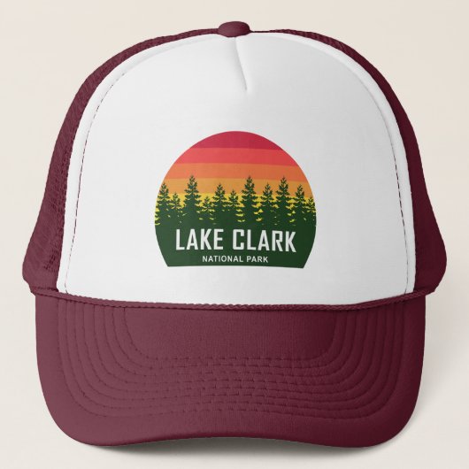 Nationalpark Lake Clark Truckerkappe (Vorderseite)