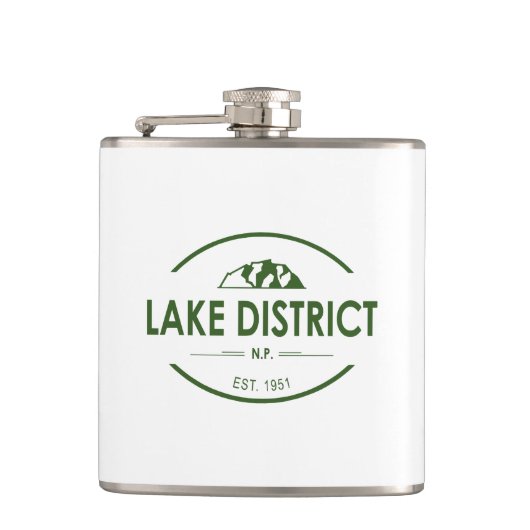 Nationalpark Lake District Flachmann (Vorderseite)
