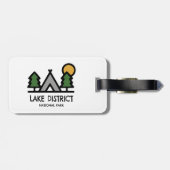 Nationalpark Lake District Gepäckanhänger (Rückseite horizontal)