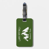 Nationalpark Lake District Gepäckanhänger (Rückseite vertikal)