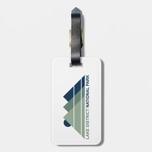 Nationalpark Lake District Gepäckanhänger (Rückseite vertikal)