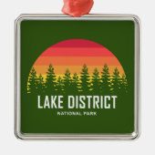 Nationalpark Lake District Ornament Aus Metall (Vorne)