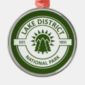 Nationalpark Lake District Ornament Aus Metall (Vorne)