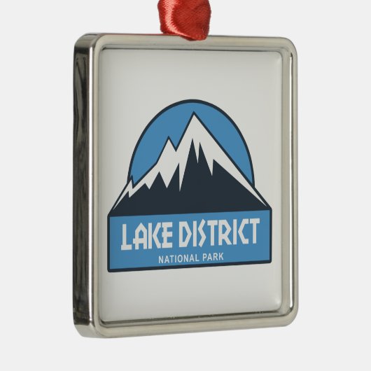 Nationalpark Lake District Ornament Aus Metall (Rechts)