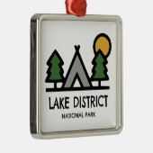 Nationalpark Lake District Ornament Aus Metall (Rechts)