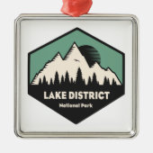Nationalpark Lake District Ornament Aus Metall (Vorne)