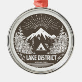 Nationalpark Lake District Ornament Aus Metall (Vorne)