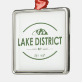 Nationalpark Lake District Ornament Aus Metall (Links)