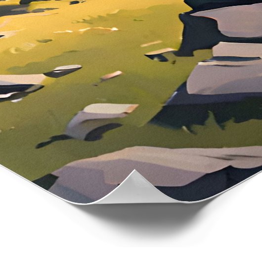 Nationalpark Lake District Poster (Ecke)