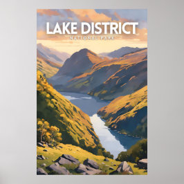 Nationalpark Lake District Poster