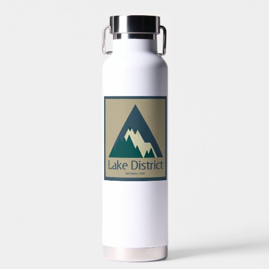 Nationalpark Lake District Rustikal Trinkflasche (Vorne)