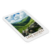 Nationalpark Lake District Vintag Magnet (Rechte Seite)
