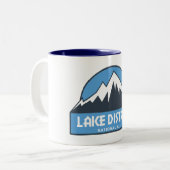 Nationalpark Lake District Zweifarbige Tasse (Vorderseite Links)