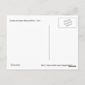 Nationalpark Lenticular Clouds Arches Postkarte (Rückseite)