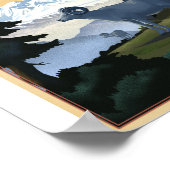 Nationalpark Litho Artwork Poster (Ecke)