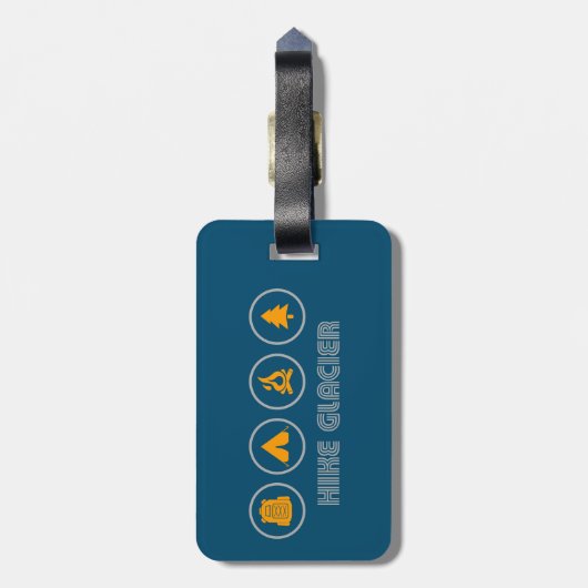 Nationalpark Locarno Gepäckanhänger (Rückseite vertikal)