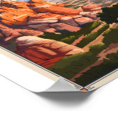 Nationalpark Locarno Poster (Ecke)