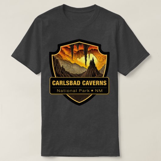 Nationalpark lsbad Caverns 3 T-Shirt (Design vorne)