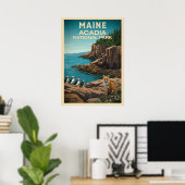 Nationalpark Maine Acadia V02 Poster (Heimbüro)