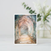 Nationalpark Mammoth Höhle Wasserfarbe Postkarte (Stehend Vorderseite)