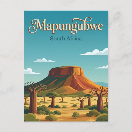 Nationalpark Mapungubwe Südafrika Postkarte (Vorderseite)