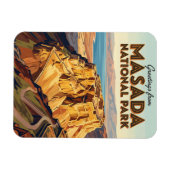 Nationalpark Masada Israel Magnet (Horizontal)