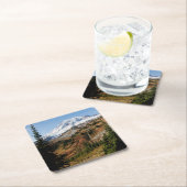Nationalpark Monte Rainier, Herbst Rechteckiger Pappuntersetzer (Vor Ort)