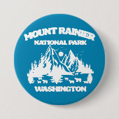 Nationalpark Mount Rainier Button (Vorderseite)