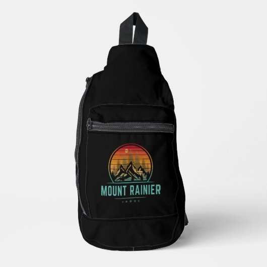 Nationalpark Mount Rainier Crossbody Bag (Vorderseite)