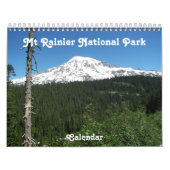 Nationalpark Mount Rainier Fotografisch Kalender (Titelbild)